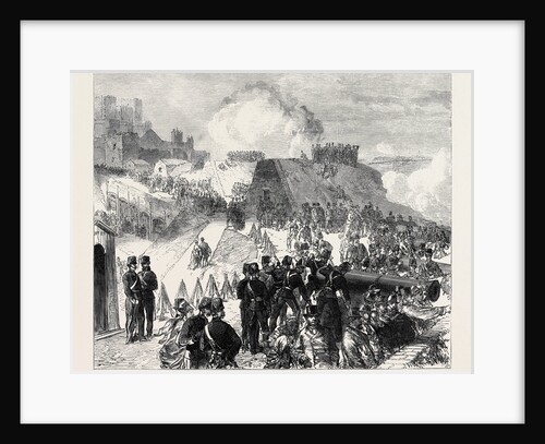 The Volunteer Review at Dover: Defence of the Castle Batteries UK 1869 by Anonymous