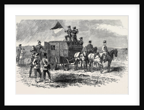 The Volunteer Review at Dover: The Field Telegraph Headquarters 1869 UK by Anonymous