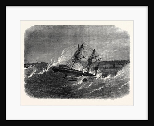 The Volunteer Review at Dover: Wreck of H.M.S. Ferret UK 1869 by Anonymous