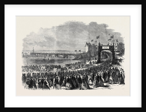Opening of the Pier at Clevedon Somersetshire UK 1869 by Anonymous