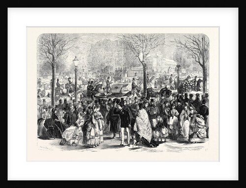 The Paris Easter Promenade at Longchamps France 1869 by Anonymous