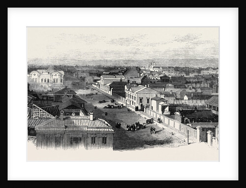 The Main Street of Irkutsk Siberia 1869 by Anonymous