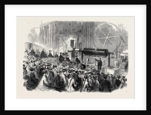 The Great Electric Induction Coil at the Polytechnic Institution 1869 by Anonymous