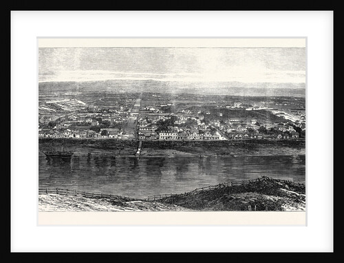 Town of Wanganui New Zealand 1869 by Anonymous