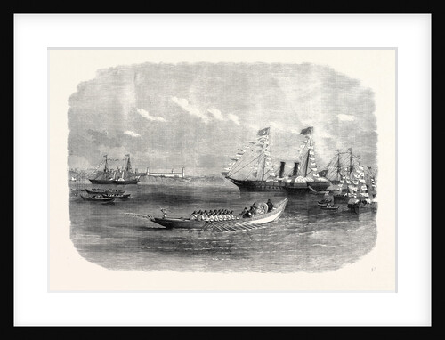 Arrival of the Prince and Princess of Wales at Constantinople Istanbul Turkey 1869 by Anonymous