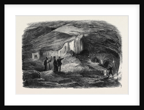 The Royal Caverns at Jerusalem 1869 by Anonymous