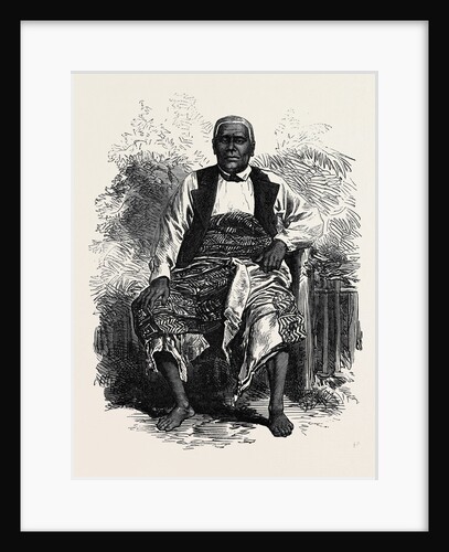 King Thackembau of the Fiji Islands 1869 by Anonymous