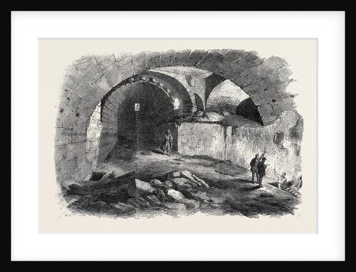 The Explorations at Jerusalem: Wilson's Arch Haram Wall 1869 by Anonymous