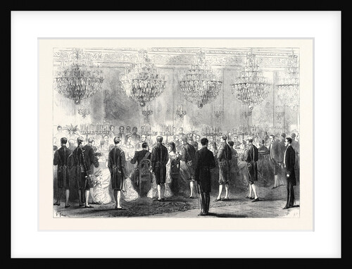 A State Banquet at the Tuileries Paris France 1869 by Anonymous