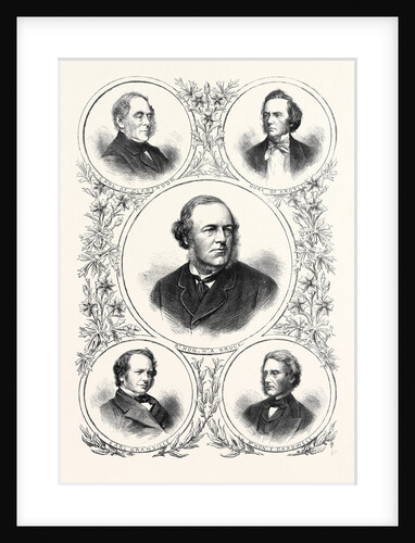 The New Ministry: The Secretaries of State 1869 by Anonymous