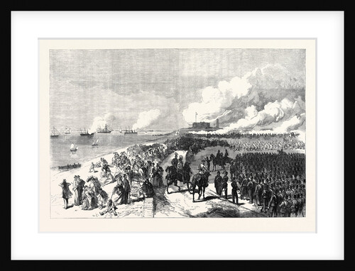 The Volunteer Review at Portsmouth: Attack on Southsea Castle UK 1869 by Anonymous