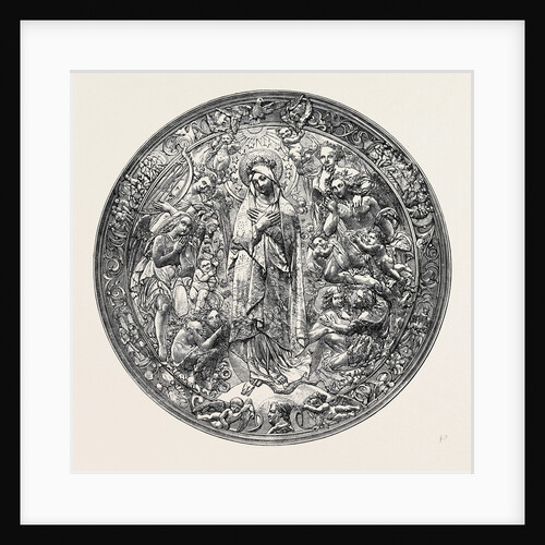 Gold Repousse Medallion by Anonymous