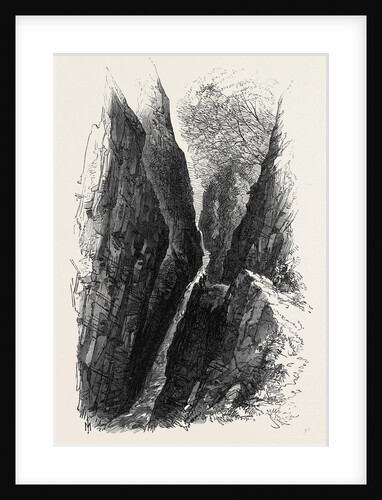 The Devon Valley Railway in Scotland: The Rumbling Brig 1869 UK by Anonymous