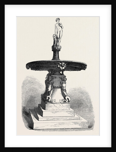 Fountain with Statuette of Bacchus. by Anonymous