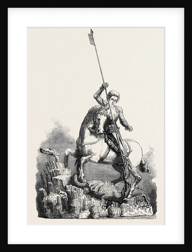 St. George Slaying the Dragon from the Old Palace at Prague by Anonymous