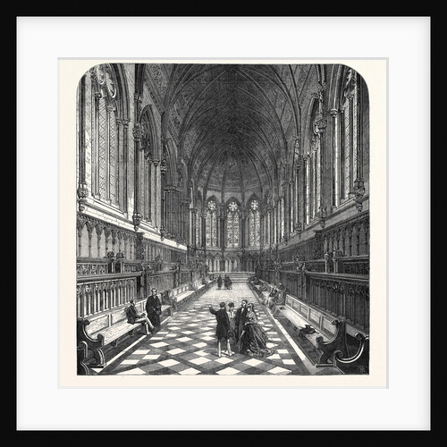 The New Chapel of St. John's College Cambridge UK 1869 by Anonymous