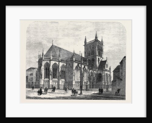 The New Chapel of St. John's College Cambridge UK 1869 by Anonymous