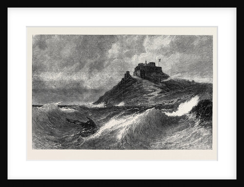 A Fresh Gale Mount Orgueil Jersey, in the Exhibition of the Society of British Artists Suffolk Street London 1869 UK by Anonymous