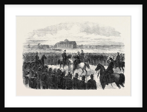 Inspection of the Essex Rifles (Militia) at Colchester UK 1869 by Anonymous