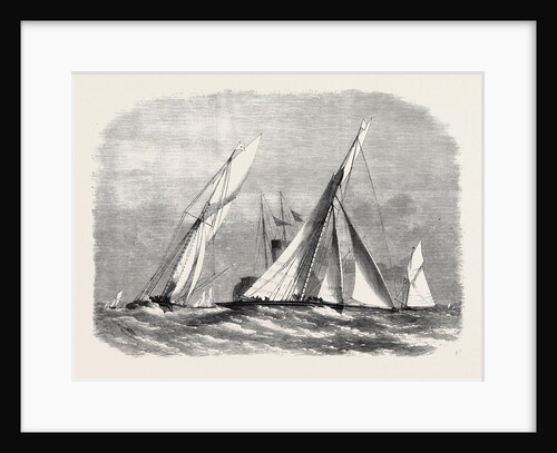 Royal London Yacht Club Match the Sphinx and Volante Rounding at Southend 1869 by Anonymous