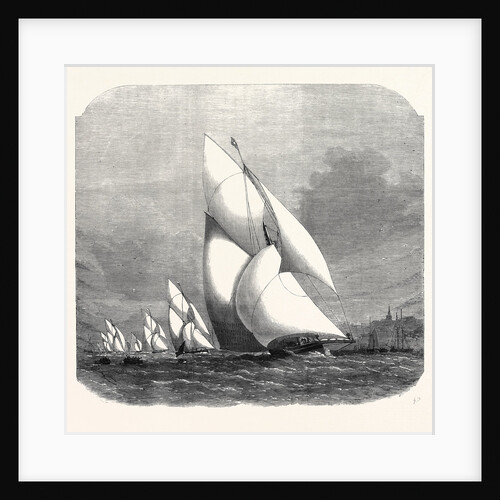The Royal Thames Yacht Club Match: Finish of the Race 1869 by Anonymous