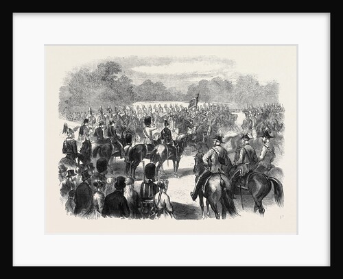 The Guards' Parade at the Horse Guards in Honour of Queen Victoria's Birthday UK 1869 by Anonymous