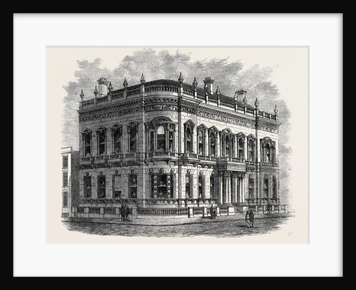The Union Club House Birmingham UK 1869 by Anonymous