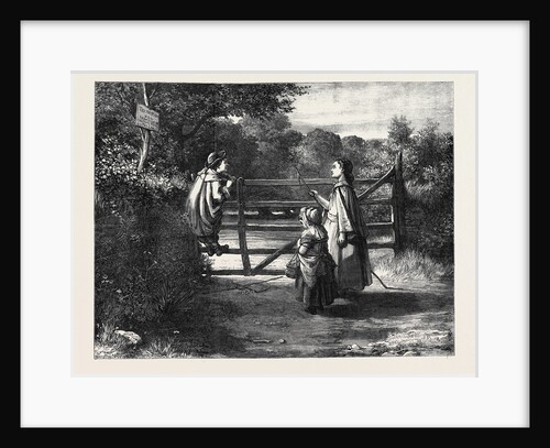 No Thoroughfare, in the Exhibition of the Society of British Artists 1869 by Anonymous
