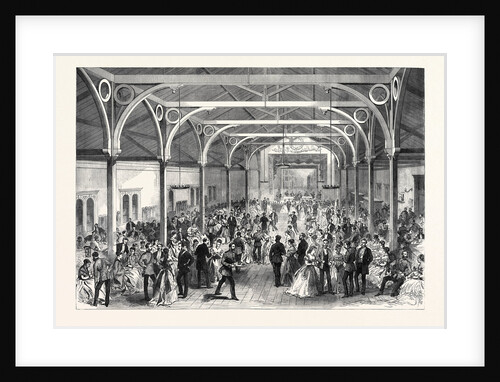 The Guards' Institute Vauxhall Bridge Road London: The Ball Room 1869 UK by Anonymous