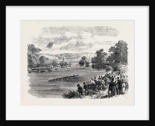 The Regatta at Henley-on-Thames UK 1869 by Anonymous