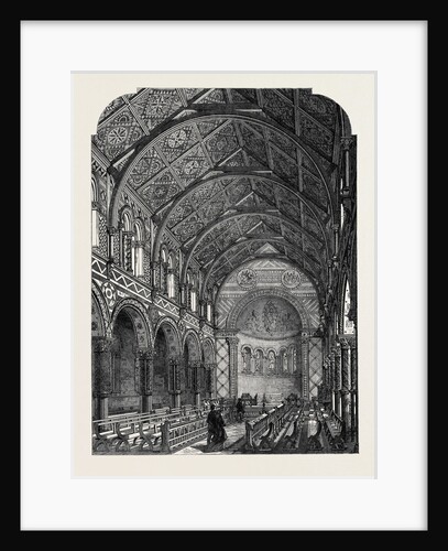 The Chapel of King's College Strand London UK 1869 by Anonymous