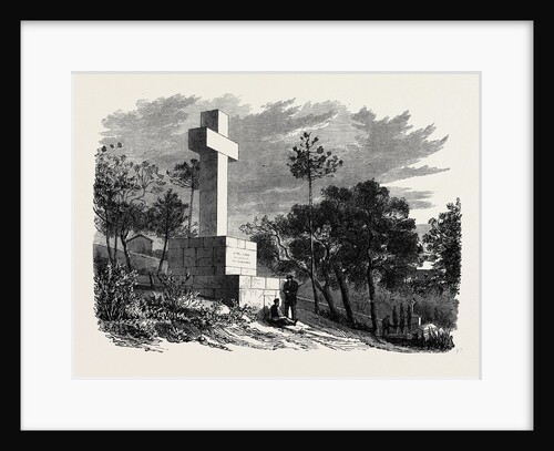 Monument to the Late Lord Brougham at Cannes 1869 by Anonymous