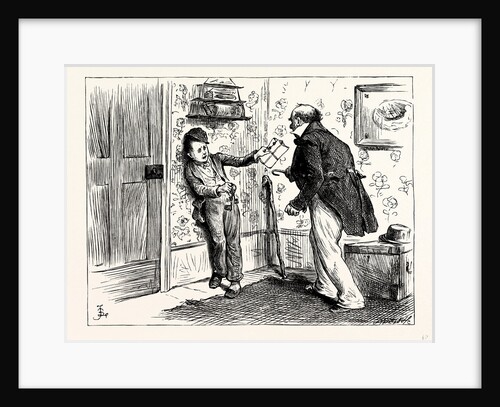 Charles Dickens Dombey and Son. the Captain's Voice Was So Tremendous and He Came Out of His Corner with Such Way on Him that Rob Retreated Before Him Into Another Corner: Holding Our the Keys and Pace Et to Prevent Himself from Being Run Down. by Anonymous