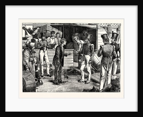 Charles Dickens American Notes 1842 and Having His Wet Pipe Presented to Him by Anonymous