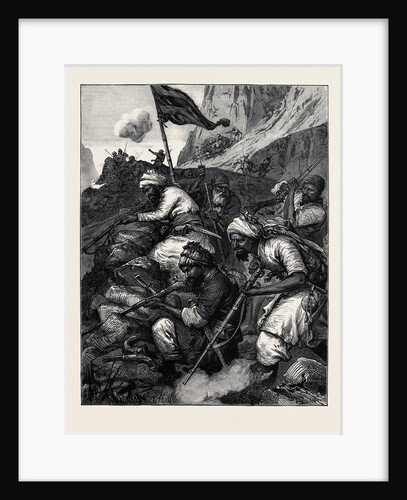 The War in Afghanistan: An Afghan Sungha or Rifle Pit 1880 by Anonymous
