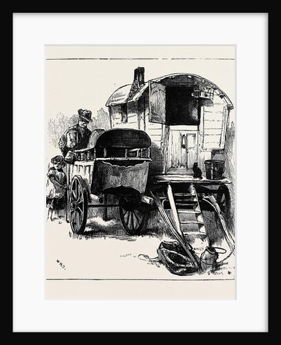 Gipsy Life Round London: Knife Grinder Hackney Wick 1880 by Anonymous