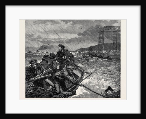 The Tay Bridge Disaster: Boats Assisting in the Search 1880 by Anonymous