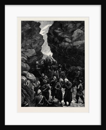 The Afghan War: A Block in the Jugdulluk Pass 1880 by Anonymous