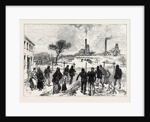 The Leycett Colliery Disaster Near Newcastle-Under-Lyne: The Explosion 1880 by Anonymous
