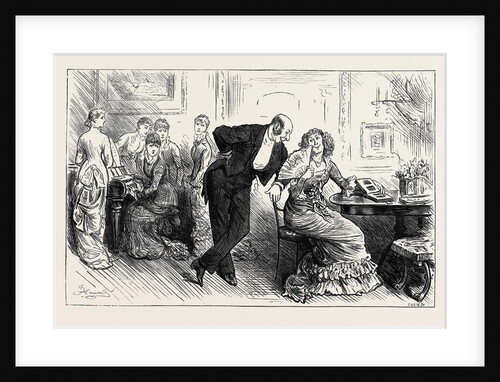 She Had Captivated a Widower with Five Daughters and Had Put All the Heart She Had Left Into that Venture. 1880 by Anonymous