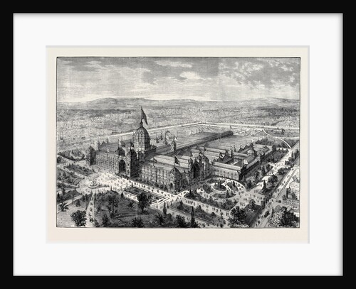 The International Exhibition Building at Melbourne Australia 1880 by Anonymous