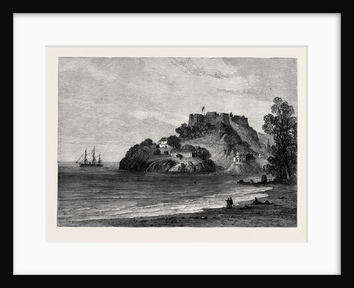 H.M.S. Bacchante Off Fort George Grenada 1880 by Anonymous