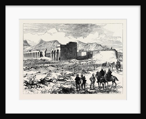The Afghan War: Defence of the British Position at Sherpore Cabul: North End of the Sherpore Defences 1880 by Anonymous