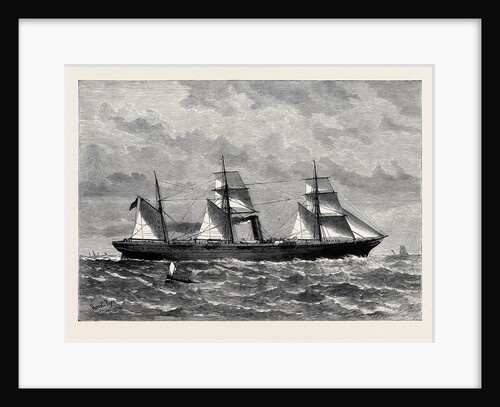 The Steamship Chimborazo of the Orient Line for Australia 1880 by Anonymous