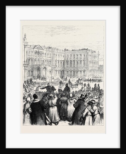 The Attempt on the Czar's Life: The Soltykoff Doorway of the Winter Palace Within which the Explosion Occurred 1880 by Anonymous