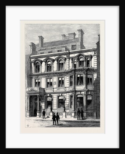 New Building of the City Carlton Club in St. Swithin's Lane London 1880 by Anonymous