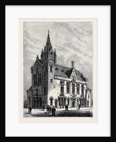 Crosshill and Govanhill Burgh Hall Near Glasgow Scotland 1880 by Anonymous