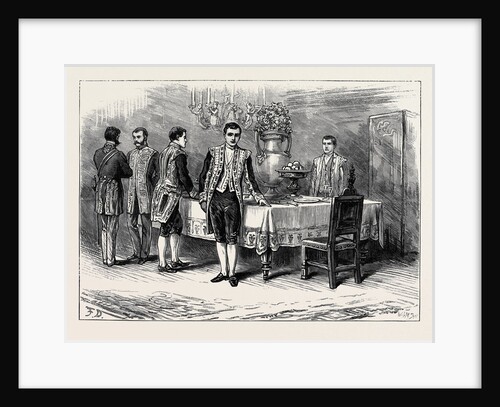 The Attempt on the Czar's Life: Attendants at the Imperial Dinner Table St. Petersburg Russia 1880 by Anonymous