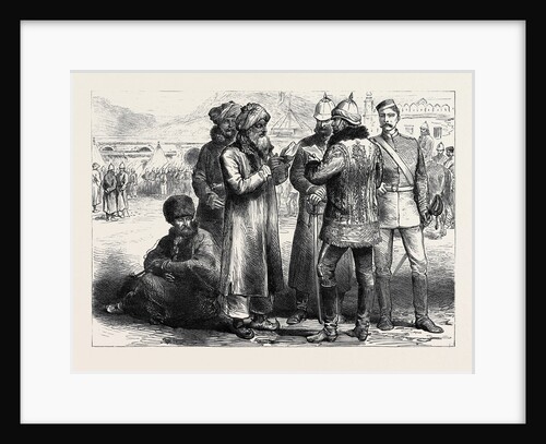 The Afghan War: A Sketch in General Sir F. Roberts's Headquarters Sherpore Cantonments 1880 by Anonymous