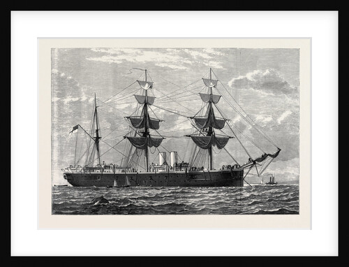 H.M.S. Nelson Double Screw Ironclad 1880 by Anonymous